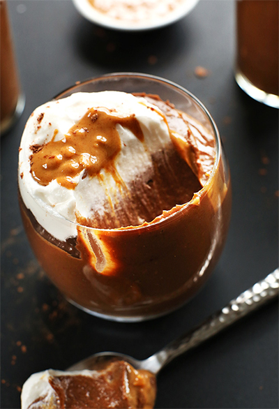Avocado Recipes: Minimalist Baker's Chocolate Peanut Butter Avocado Pudding
