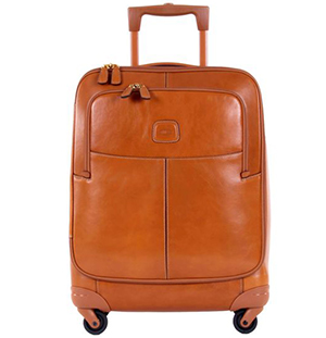 luggage: Bric’s 22” Pelle Leather Spinner Carry-On