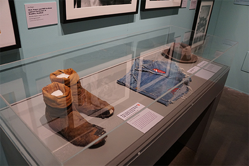 Illinois Holocaust Museum: Bill Graham exhibit artifacts 