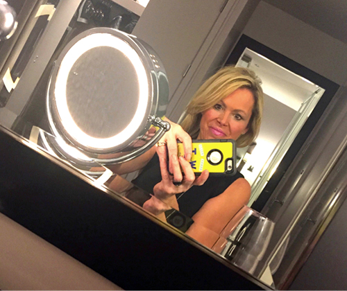 TODAY: Donna Bozzo takes a selfie before the show