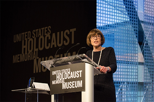 United States Holocaust Memorial Museum: Sara J. Bloomfield addresses the crowd at the 2016 Chicago Luncheon