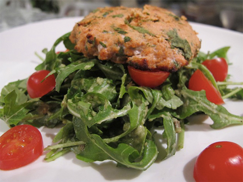 seafood recipes: Wild Salmon Cakes from Food Babe