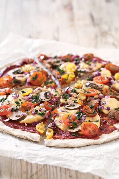 vegetarian recipes: Simple Vegan Gluten Free Pizza from Simple Vegan Blog
