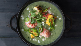 Warm Up With This Lobster Verde Chili Recipe
