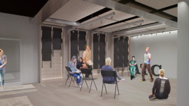 Actors Training Center's new store front studio