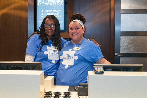 Rivers Casino: volunteers at Autism Speaks