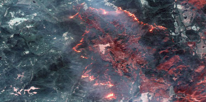 These Satellite Images Show the Devastating Impact of the California Wildfires
