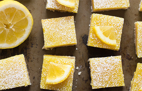 tailgate recipes: Vegan Lemon Bars from Oh My Veggies