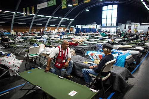 Red Cross, California wildfires: shelter