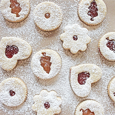 cookie recipes: Jam Sandwich Cookies from If You Give a Blonde a Kitchen