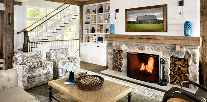Gorgeous Fireplaces You’ll Want to Cozy Up to This Winter (i4 Design)