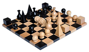 gifts for men: Man Ray Early Wood Chess Set