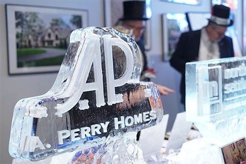 Winterfest: A. Perry Homes ice sculpture