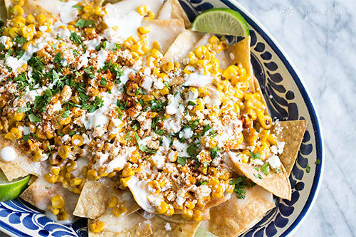 nachos recipes: Mexican Street Corn Nachos from Simply Recipes