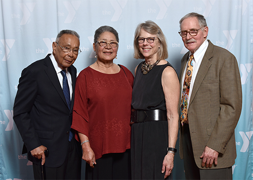 McGaw YMCA: Rose and Bob Johnson and Catherine and Bart Rocca
