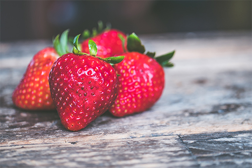 heart health: strawberry