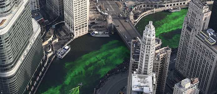 5 Things to Do: Chicago River Dyeing on St. Patrick's Day