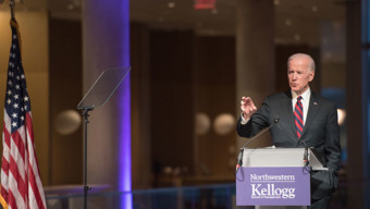 Joe Biden at Northwestern University