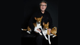 pet rescue: David Whitman of Mutual Rescue with Djiki and Jack