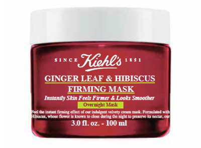 beauty products: Kiehl's Ginger Leaf & Hibiscus Firming Mask