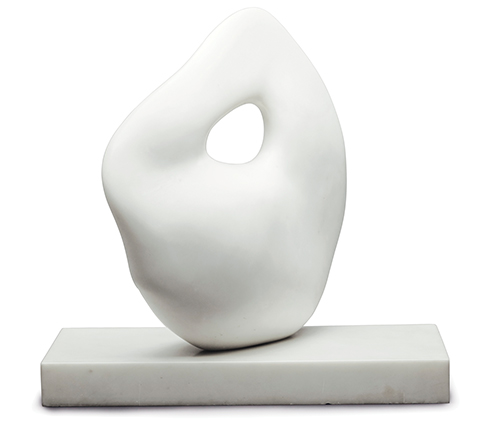 Peggy and David Rockefeller auction: Oval Sculpture, Henry Moore