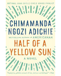 books about war: "Half of a Yellow Sun" by Chimamanda Ngozi Adichie