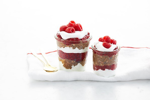 brunch recipes: Chocolate Raspberry Dreams Breakfast Parfait from Oh She Glows