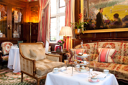 royal wedding: afternoon tea at Milestone Hotel