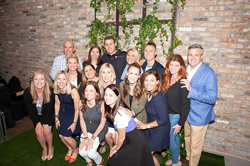 Anthony Rizzo's Strike Out Cancer: @gives back board with Anthony Rizzo