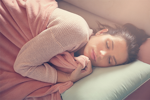 beauty bad habits: Wearing your hair tied back when you sleep