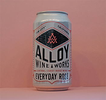 canned rose: Alloy Wine Works Everyday Rosé