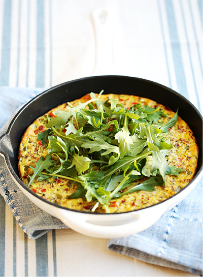 recipes that reduce food waste: Veggie Frittata from Eat Yourself Skinny