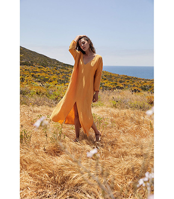 summer dresses: Christy Dawn The Rou Dress in Marigold