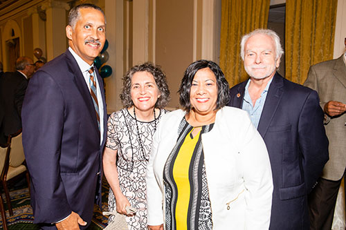 Union League Boys & Girls Clubs: Ed Cooper, Rita and James Planey, and Toni Foulkes 