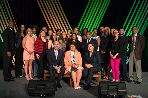 Forefront Annual Luncheon: Forefront staff with Valerie Jarrett
