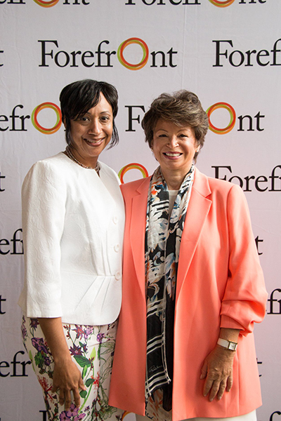 Forefront Annual Luncheon: Kim Casey with Valerie Jarrett