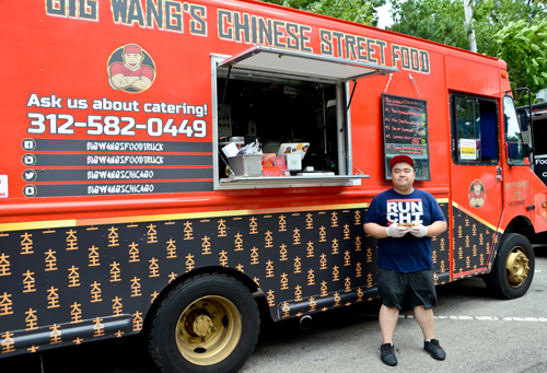 food trucks: Whitman Kam of Big Wang's Chinese Street Food truck