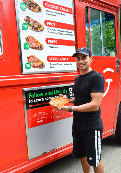food trucks: Francesco Abate of Da Pizza Dude