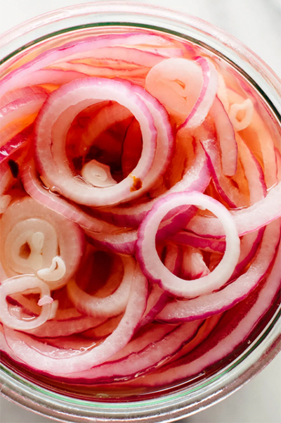 Pickled Vegetables: Cookie and Kate’s Quick Pickled Onions