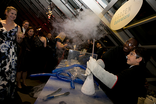 Adler Planetarium: Science station experiments at the Celestial Ball