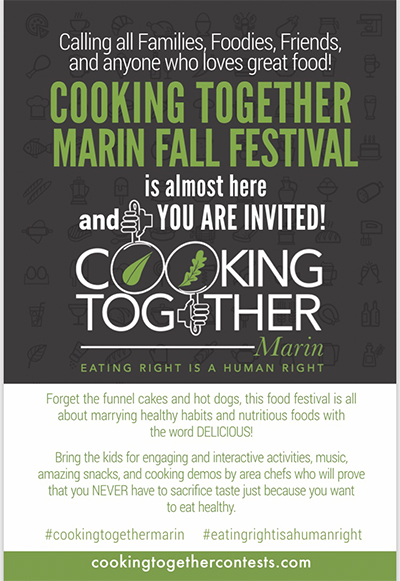Cooking Together Marin Fall Festival Invite
