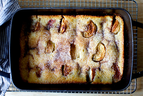 Fall Dessert Recipes: Magic Apple Plum Cobbler from Smitten Kitchen