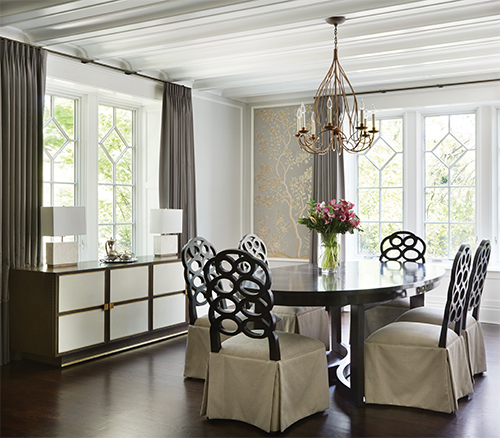 fire safety (winnetka home): dining room