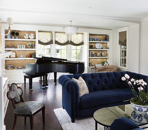 fire safety (winnetka home): living room with piano 