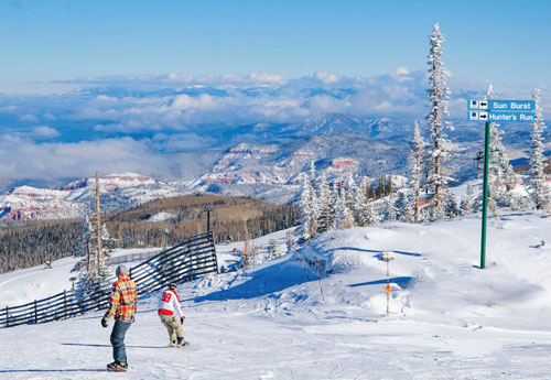ski and snowboard: Brian Head Resort