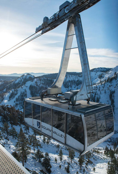 ski and snowboard: Squaw Valley Aerial Tram