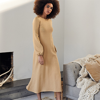 Winter Fashion: Hackwith Design House Maxi Sweater Dress
