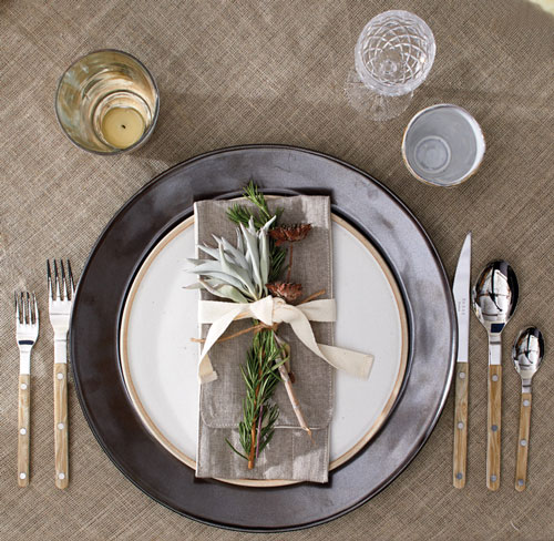 tablescapes: Table with Blackplates