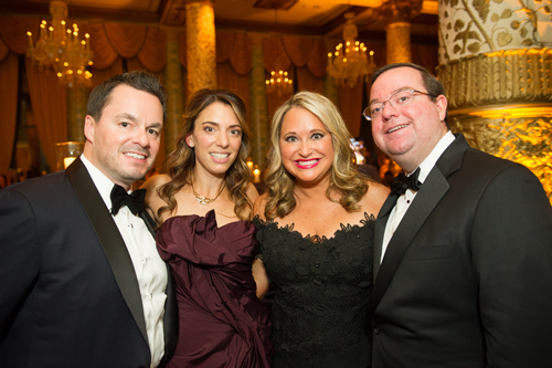 PAWS Chicago Fur Ball: Co-Chairs Tim & Jessica Canning and Melissa & Michael Canning