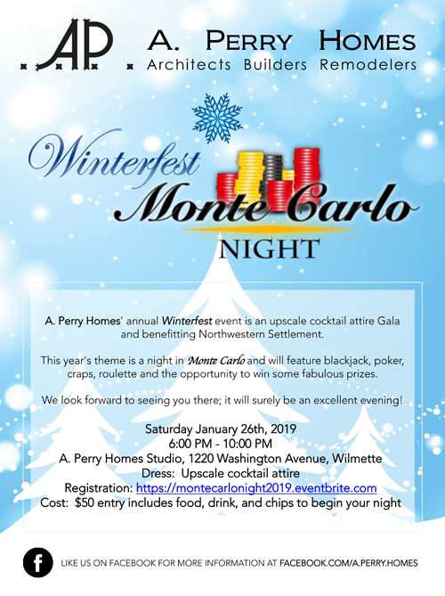 A. Perry Homes: Winterfest, Monte Carlo Night Invitation